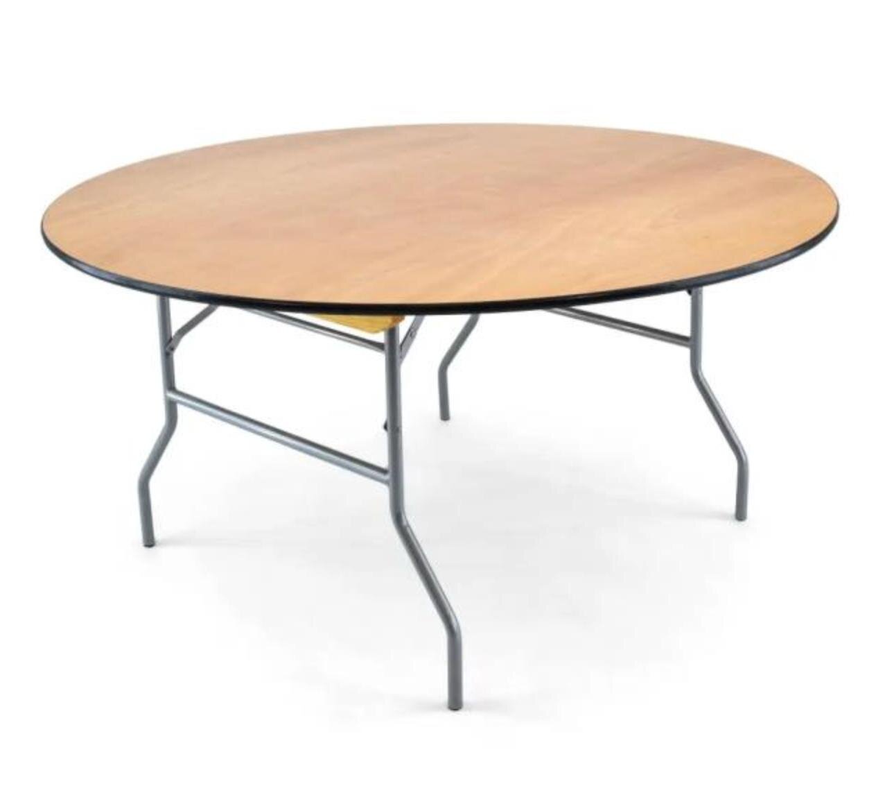 Round Wood Table