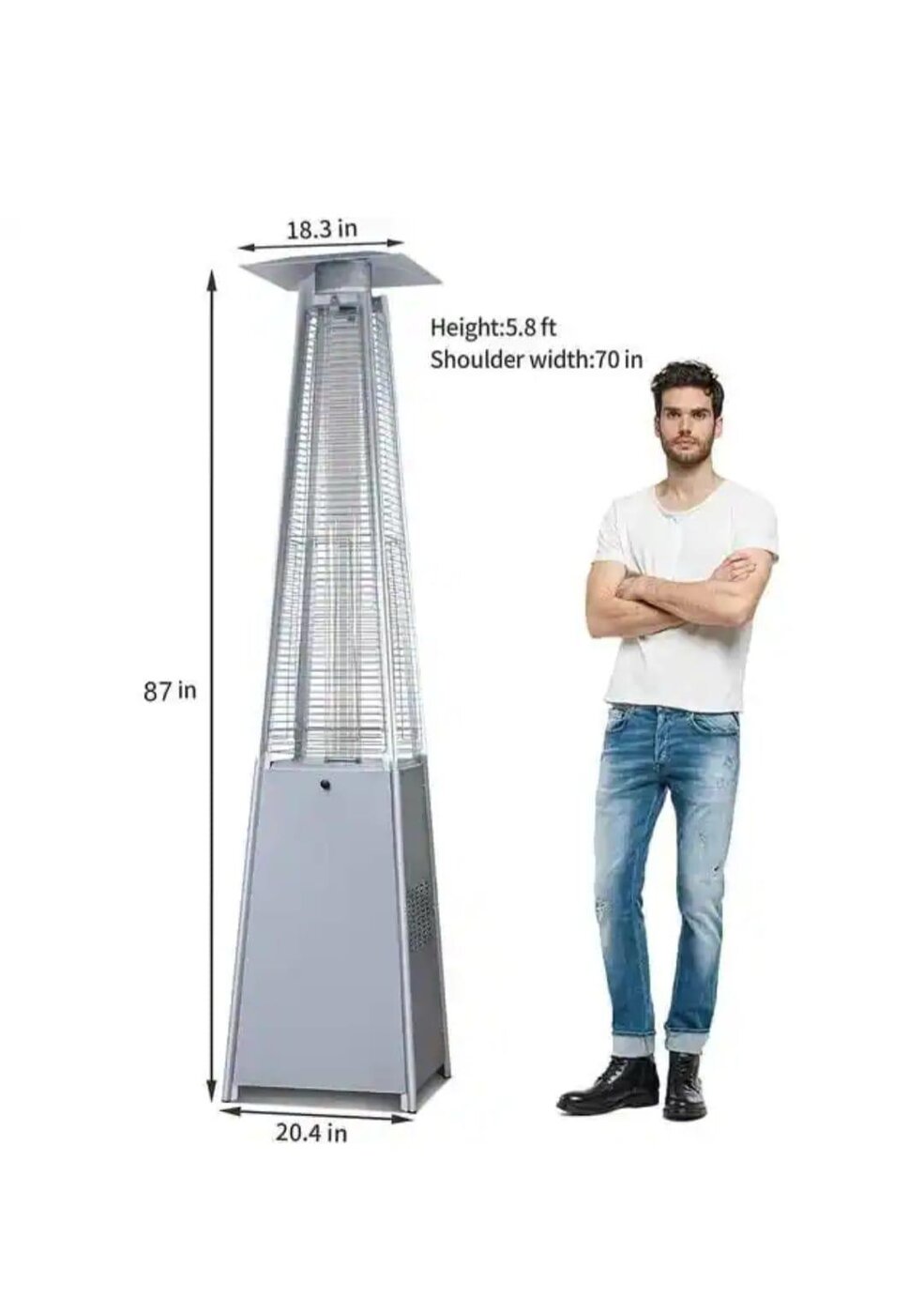 Outdoor Event Heater (with Gas)